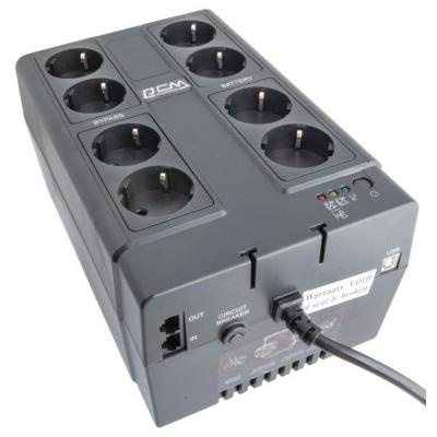 Источник бесперебойного питания Powercom CUB-650E USB Powercom (CUB.650E.USB)