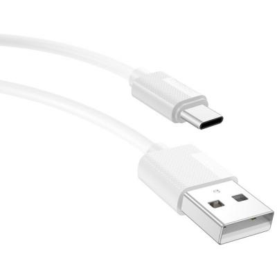 Дата кабель USB 2.0 AM to Type-C 0.3m White T-Phox (T-C801(0.3) White)