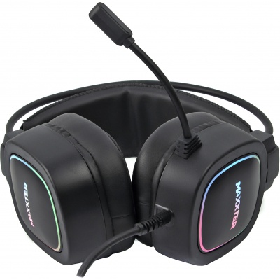 Наушники Maxxter Ghost Helmet Black