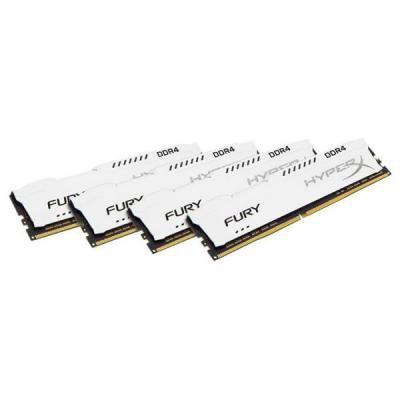 Модуль памяти для компьютера DDR4 32GB (4x8GB) 2666 MHz HyperX FURY White Kingston (HX426C16FW2K4/32)