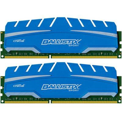 Модуль памяти для компьютера DDR3 16GB (2x8GB) 1600 MHz Ballistix Sport XT MICRON (BLS2C8G3D169DS3CEU)