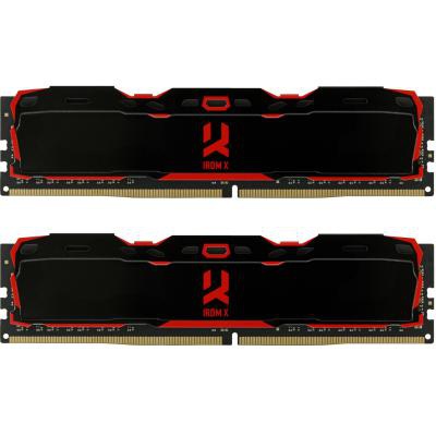 Модуль памяти для компьютера DDR4 16GB (2x8GB) 2800 MHz IRDM Black GOODRAM (IR-X2800D464L16S/16GDC)