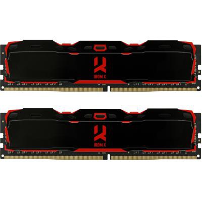 Модуль памяти для компьютера DDR4 16GB (2x8GB) 2800 MHz IRDM Black GOODRAM (IR-X2800D464L16S/16GDC)