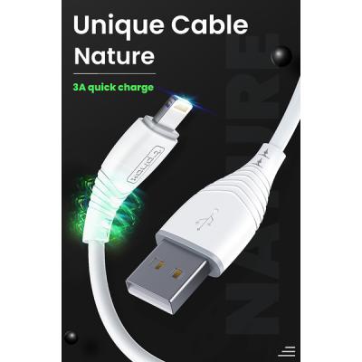 Дата кабель USB 2.0 AM to Lightning 1.2m Nature T-L830 White T-Phox (T-L830 White)