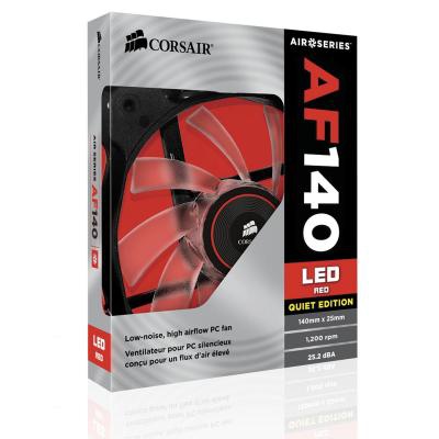 Кулер для корпуса CORSAIR AF140 LED Red (CO-9050017-RLED)