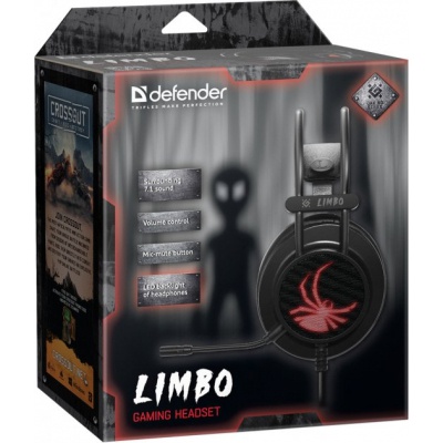 Наушники Defender Limbo 7.1 Black (64560)