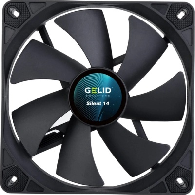 Кулер до корпусу Gelid Solutions Silent 14 Black 140 mm (FN-PX14-11)