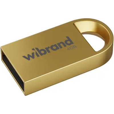 USB флеш накопичувач Wibrand 4GB lynx Gold USB 2.0 (WI2.0/LY4M2G)