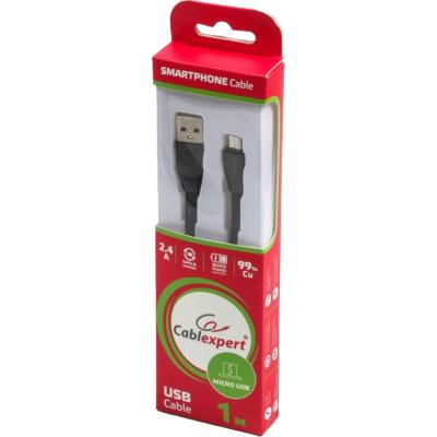 Дата кабель USB 2.0 Micro 5P to AM Cablexpert (CCPB-M-USB-01BK)