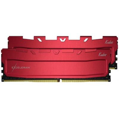 Модуль памяти для компьютера DDR4 16GB (2x8GB) 3200 MHz Kudos Red eXceleram (EKRED4163217AD)