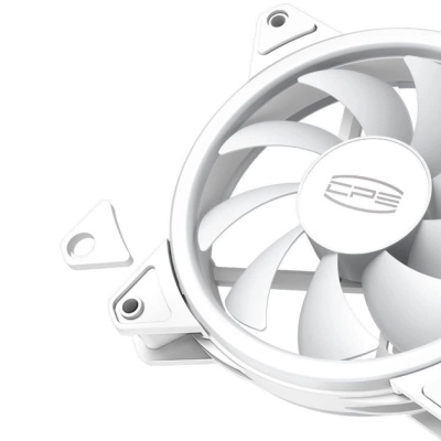 Кулер до корпусу PcCooler F3 T120 ARGB WH