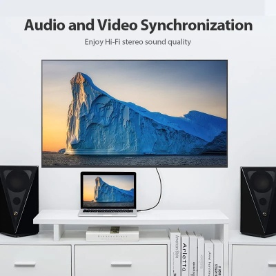 Кабель мультимедійний HDMI M to HDMI M 1.0m black Vention (AAIBF)