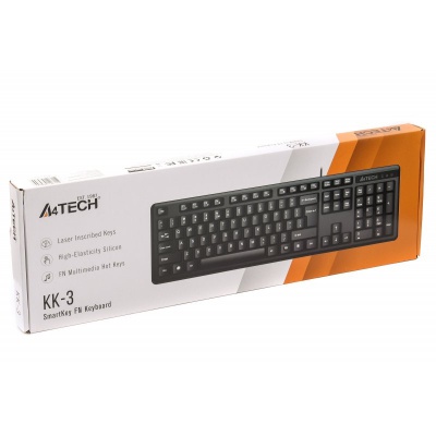 Клавіатура A4Tech KK-3 USB Black