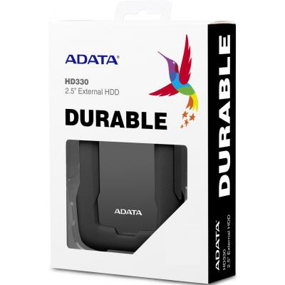 Зовнішній жорсткий диск 2.5' 2TB ADATA (AHD330-2TU31-CBK)