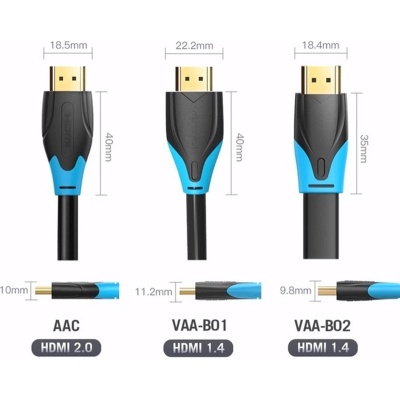 Кабель мультимедійний HDMI M to HDMI M 10.0m black Vention (AACBL)