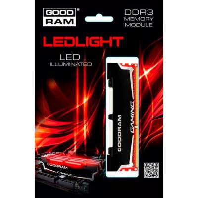 Модуль памяти DDR3 8Gb 1866 MHz Led Gaming GOODRAM (GL1866D364L10/8G)