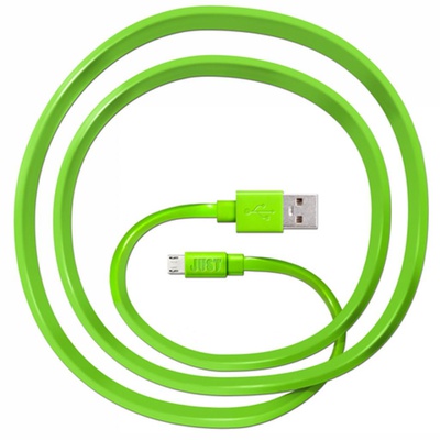 Дата кабель JUST Freedom Micro USB Cable Green (MCR-FRDM-GRN)
