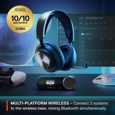 Навушники SteelSeries Arctis Nova Pro Wireless P PS/PC/SW/MAC/MOB Black (61522)