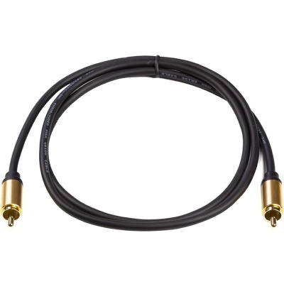 Кабель мультимедійний RCA to RCA 1.0m 26AWG PowerPlant (CA911752)