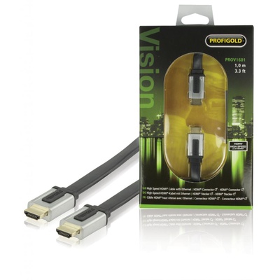 Кабель мультимедийный HDMI to HDMI 1.0m Bandridge (PROV1601)