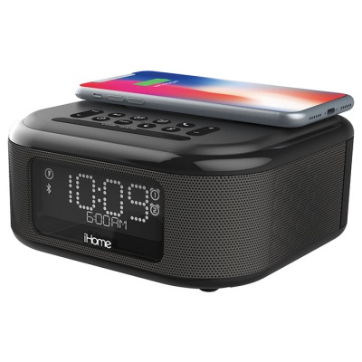 Акустическая система iHome IBTW23B Qi Wireless Charging BT USB Mic (IBTW23B)