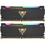 Модуль памяти для компьютера DDR4 16GB (2x8GB) 3200 MHz Viper Steel RGB Black Patriot (PVSR416G320C8K)