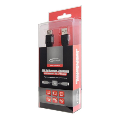 Дата кабель подовжувач USB2.0 AM/AF GEMIX (Art.GC 1645)