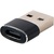 Перехідник USB-A Male to USB-C Female USB2.0 Cablexpert (A-USB2-AMCF-02)