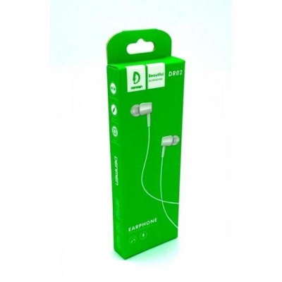 Навушники Denmen DR02 3.5mm White (DE-DR02-WH)