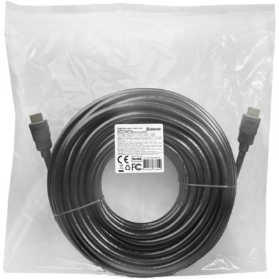 Кабель мультимедийный HDMI to HDMI 20.0m Defender (87355)