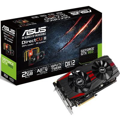 Видеокарта ASUS GeForce GTX960 2048Mb DC2 BLACK (GTX960-DC2-2GD5-BLACK)