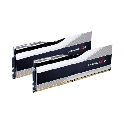 Модуль пам'яті для комп'ютера DDR5 32GB (2x16GB) 6000 MHz Trident Z5 Silver G.Skill (F5-6000J4040F16GX2-TZ5S)