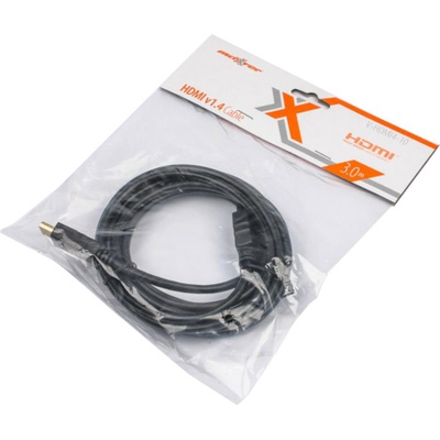 Кабель мультимедійний HDMI to HDMI 3.0m Maxxter (V-HDMI4-10)