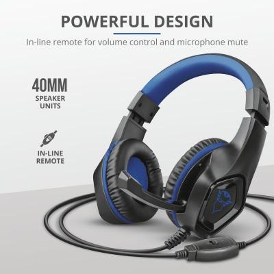 Наушники Trust GXT 404B Rana Gaming Headset for PS4 3.5mm BLUE (23309)