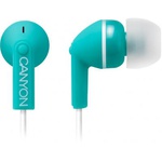 Наушники CANYON fashion earphones Green (CNS-CEP01G)