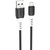 Дата кабель USB 2.0 AM to Micro 5P 1.0m 2.4A silicone X82 black HOCO (6931474768551)