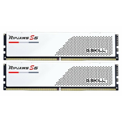 Модуль пам'яті для комп'ютера DDR5 32GB (2x16GB) 5600 MHz Ripjaws S5 White G.Skill (F5-5600J3636C16GX2-RS5W)