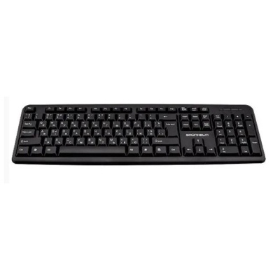 Клавіатура Grunhelm KB-101WD USB UA Black (109327)
