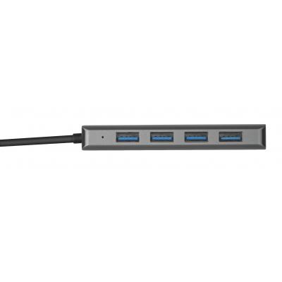 Концентратор Trust Halyx 4-Port USB-A 3.2 ALUMINIUM (23327_TRUST)