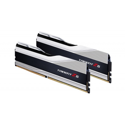 Модуль пам'яті для комп'ютера DDR5 32GB (2x16GB) 6000 MHz Trident Z5 Silver G.Skill (F5-6000J4040F16GX2-TZ5S)