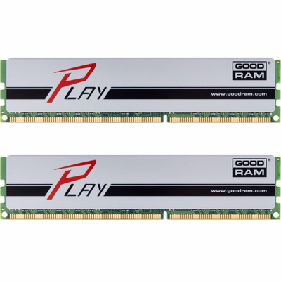 Модуль памяти для компьютера DDR4 8GB (2x4GB) 2400 MHz Play Silver GOODRAM (GYS2400D464L15S/8GDC)