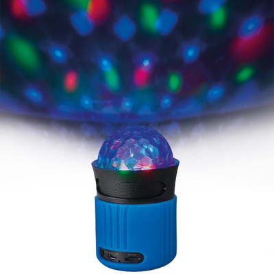 Акустическая система Trust Dixxo Go Wireless Bluetooth Speaker with party lights - blue (21347)