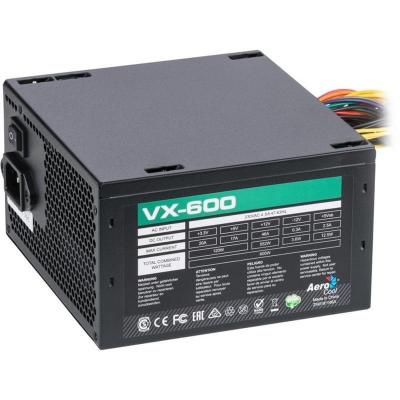 Блок питания AeroCool 600W VX 600 (ACPN-VX60NEY.R1)
