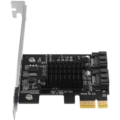 Контролер Dynamode PCI-E to 2 х SATA III (6 Gb/s), 2 ch (PCI-E-2xSATAIII-Marvell)