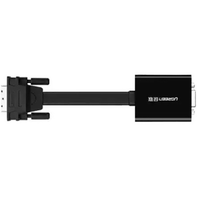 Перехідник DVI 24+1 M to VGA F active black UGREEN (40259)