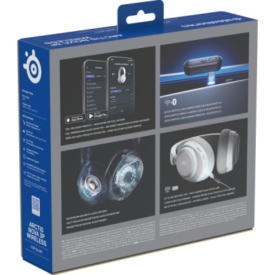 Навушники SteelSeries Arctis Nova 3P Wireless MultiPlatform White (61687)