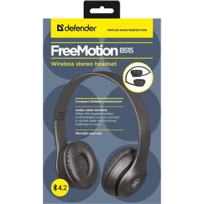 Наушники Defender FreeMotion B515 Bluetooth Black (63515)