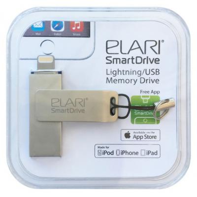 USB флеш накопитель ELARI 128GB SmartDrive Silver USB 2.0/Lightning (ELSD128GB)