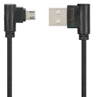 Дата кабель USB 2.0 AM to Micro 5P Pro Emperor Black Gelius (63250)