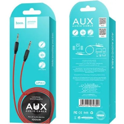 Кабель мультимедійний 3.5mm M to 3.5mm M 1.0m Black HOCO (6957531079293)